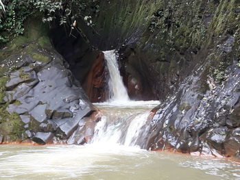 Waterfall in forest