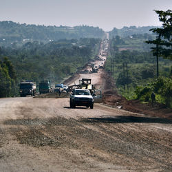 View of mountain road