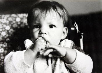 Close-up portrait of baby