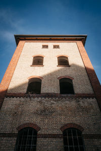 Low angle view of building against sky