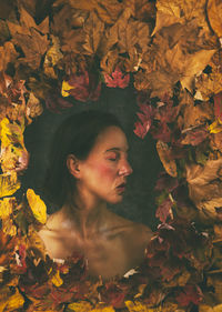 Woman in the fall of life iii