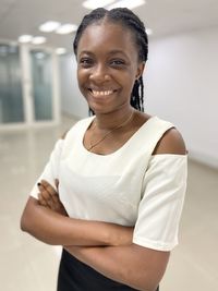 Portrait of a smiling young woman