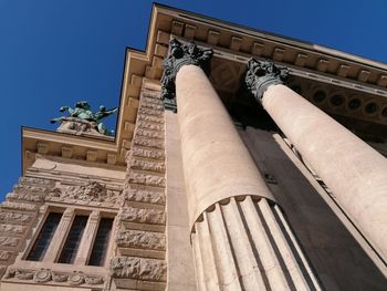 Low angle view of building against sky