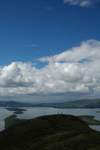 Scenic view of river against sky