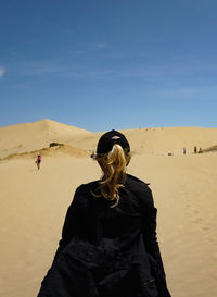 Amazing landscape around great sand dune in northland, new zealand.