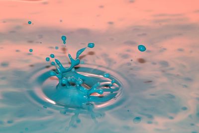 Full frame shot of water splashing