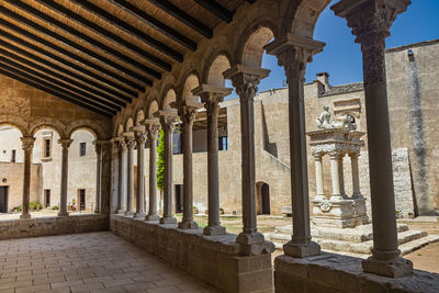 Interior of historical building