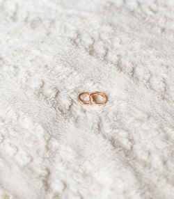 Close-up of wedding dress