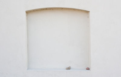 Close-up of white wall