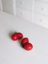 Close-up of cherry tomatoes on table