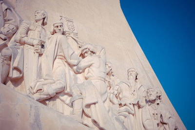 Low angle view of statue