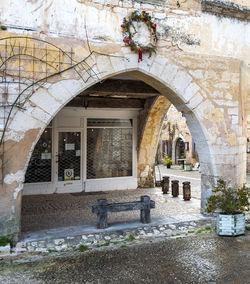 View of an entrance of building