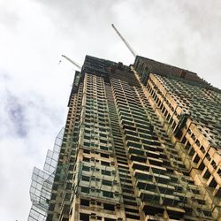 Low angle view of skyscraper