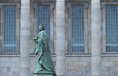 Low angle view of statue