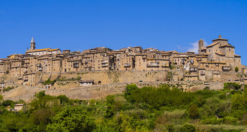 View of building against blue sky