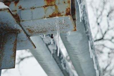 Close-up of rusty metal