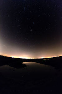 Scenic view of star field at night