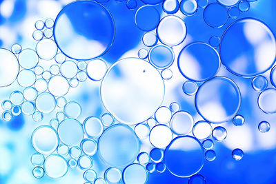 Full frame shot of bubbles