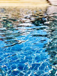 High angle view of swimming pool