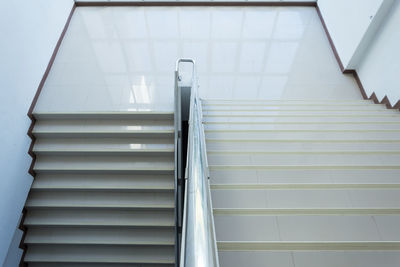 Low angle view of staircase in building