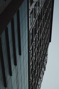 Low angle view of modern building against sky