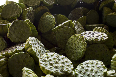 Fresh lotus seed pods are widely used in traditional chinese medicine and desserts.