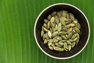 Directly above shot of fruits in bowl