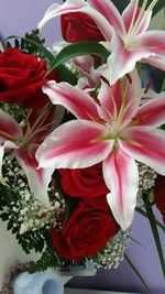 Close-up of rose bouquet