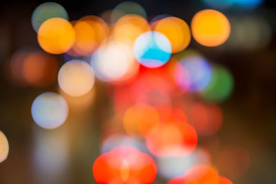 Defocused lights