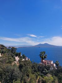 View of the gulf of naples