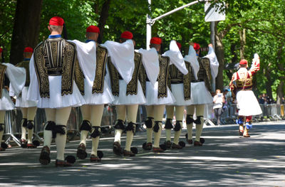 marching
