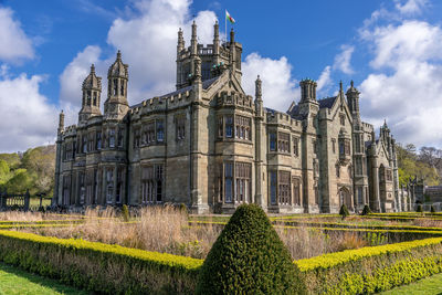 Low angle view of historic building against sky
