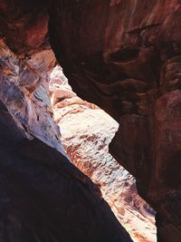 Rock formation in cave