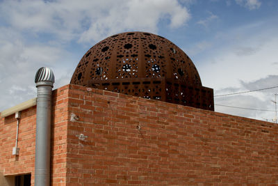 Low angle view of building against sky