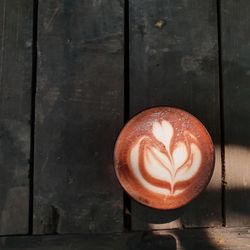 Close-up of coffee on table