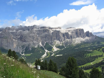 Scenic view of mountains