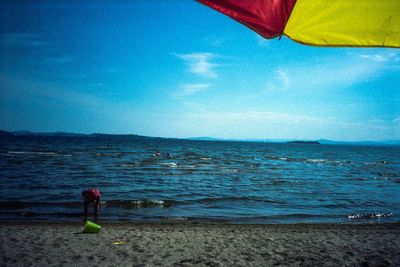 Man standing on beach