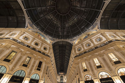 Low angle view of ceiling in building