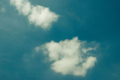 Low angle view of clouds in sky