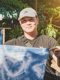 Portrait of a young man smiling