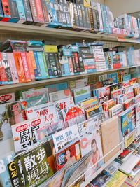 Graffiti on shelf in store