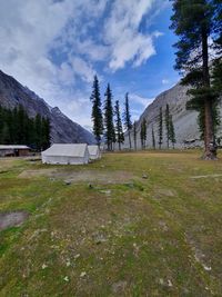 Tents beyond the signals