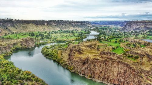 Scenic view of lake