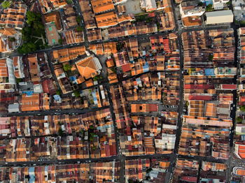 Directly above shot of townscape