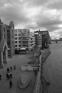 Panoramic view of city against sky