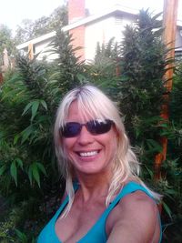 Portrait of young woman