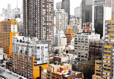 Aerial view of cityscape