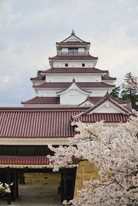 Low angle view of building against sky