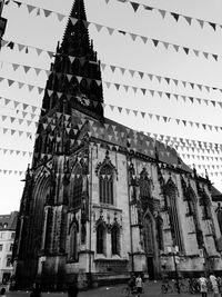 Low angle view of cathedral against sky