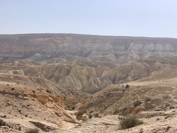 Scenic view of dramatic landscape against sky